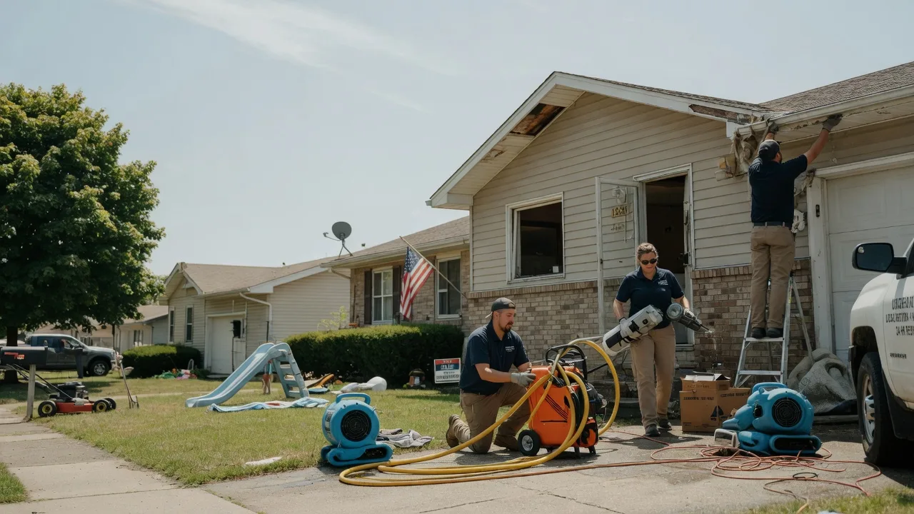 Water Damage Restoration in Cornland, IL near me